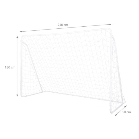 BR240P 2w1 BRAMKA Z SIATKĄ I PANELEM DO CELOWANIA 240x150cm NILS BR240P 2w1 BRAMKA Z SIATKĄ I PANELEM DO CELOWANIA 240x150cm NILS