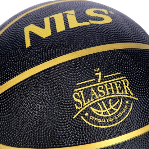 NPK270 PIŁKA DO KOSZYKÓWKI CZARNA SLASHER 7 NILS NPK270 PIŁKA DO KOSZYKÓWKI CZARNA SLASHER 7 NILS