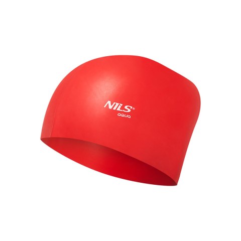 NQC JEDNOKOLOROWY CZERWONY CZEPEK SILIKONOWY DOTS NILS AQUA NQC JEDNOKOLOROWY CZERWONY CZEPEK SILIKONOWY DOTS NILS AQUA