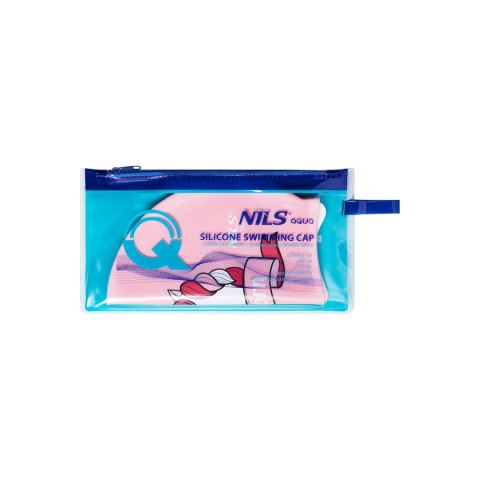 NQC UNICORN RÓŻOWY DZIECIĘCY CZEPEK SILIKONOWY NILS AQUA NQC UNICORN RÓŻOWY DZIECIĘCY CZEPEK SILIKONOWY NILS AQUA