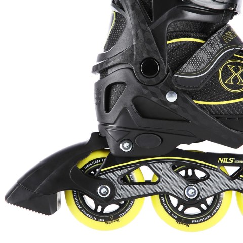 NA11008 CZARNO-ŻÓŁTY ROZM. L (39-42) ŁYŻWOROLKI NILS EXTREME NA11008 CZARNO-ŻÓŁTY ROZM. L (39-42) ŁYŻWOROLKI NILS EXTREME