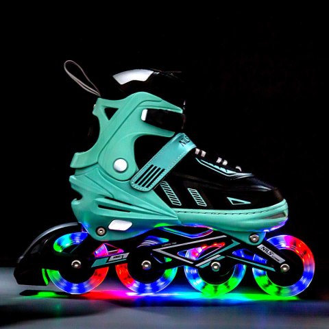 NA11230A MIĘTOWE LED ROZM. M(35-38) ŁYŻWOROLKI NILS EXTREME NA11230A MIĘTOWE LED ROZM. M(35-38) ŁYŻWOROLKI NILS EXTREME