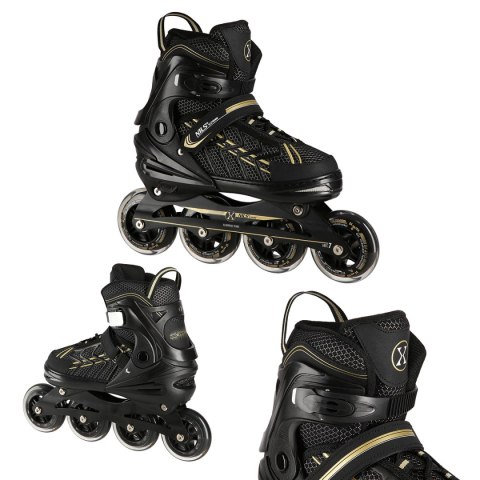 NA1128 CZARNO-ZŁOTE ROZM. XL(43-45) ŁYŻWOROLKI NILS EXTREME NA1128 CZARNO-ZŁOTE ROZM. XL(43-45) ŁYŻWOROLKI NILS EXTREME