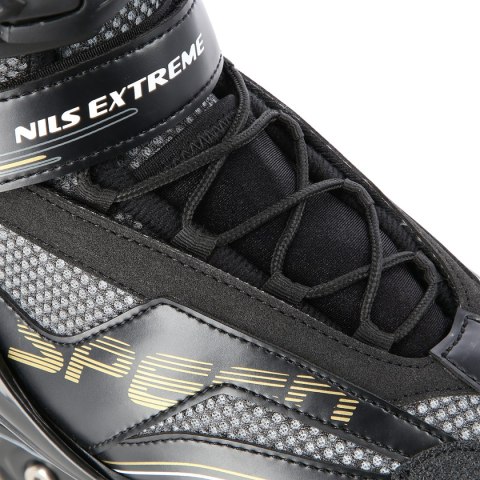 NA2150 CZARNO-ZŁOTY ROZM. 42 ŁYŻWOROLKI NILS EXTREME NA2150 CZARNO-ZŁOTY ROZM. 42 ŁYŻWOROLKI NILS EXTREME