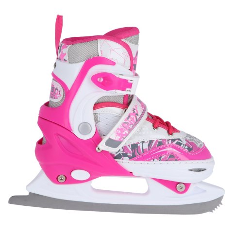 NF10927 A 2w1 DARK PINK ROZM.L(39-42) ŁYŻWOROLKI Z WYM. PŁ. FIGUROWĄ NILS EXTREME NF10927 A 2w1 DARK PINK ROZM.L(39-42) ŁYŻWOROLKI Z WYM. PŁ. FIGUROWĄ NILS EXTREME