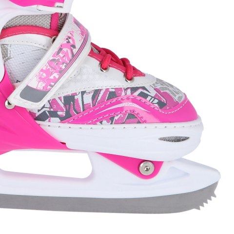 NF10927 A 2w1 DARK PINK ROZM.L(39-42) ŁYŻWOROLKI Z WYM. PŁ. FIGUROWĄ NILS EXTREME NF10927 A 2w1 DARK PINK ROZM.L(39-42) ŁYŻWOROLKI Z WYM. PŁ. FIGUROWĄ NILS EXTREME