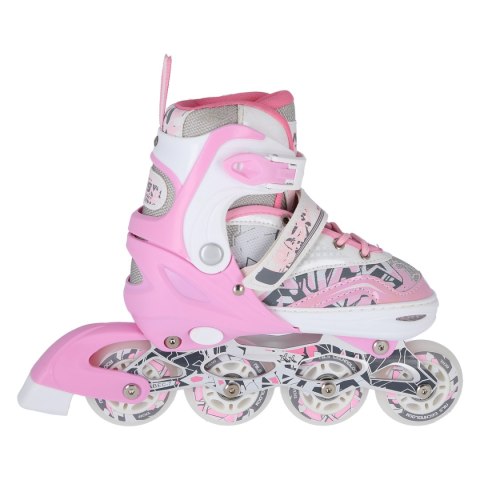 NF10927 A 2w1 PINK ROZM.L(39-42) ŁYŻWOROLKI Z WYM. PŁ. FIGUROWĄ NILS EXTREME NF10927 A 2w1 PINK ROZM.L(39-42) ŁYŻWOROLKI Z WYM. PŁ. FIGUROWĄ NILS EXTREME
