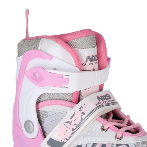 NF10927 A 2w1 PINK ROZM.L(39-42) ŁYŻWOROLKI Z WYM. PŁ. FIGUROWĄ NILS EXTREME NF10927 A 2w1 PINK ROZM.L(39-42) ŁYŻWOROLKI Z WYM. PŁ. FIGUROWĄ NILS EXTREME