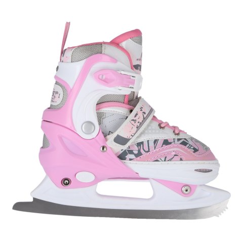 NF10927 A 2w1 PINK ROZM.L(39-42) ŁYŻWOROLKI Z WYM. PŁ. FIGUROWĄ NILS EXTREME NF10927 A 2w1 PINK ROZM.L(39-42) ŁYŻWOROLKI Z WYM. PŁ. FIGUROWĄ NILS EXTREME