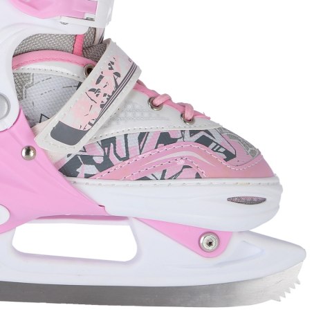 NF10927 A 2w1 PINK ROZM.L(39-42) ŁYŻWOROLKI Z WYM. PŁ. FIGUROWĄ NILS EXTREME NF10927 A 2w1 PINK ROZM.L(39-42) ŁYŻWOROLKI Z WYM. PŁ. FIGUROWĄ NILS EXTREME
