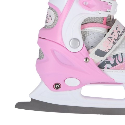 NF10927 A 2w1 PINK ROZM.L(39-42) ŁYŻWOROLKI Z WYM. PŁ. FIGUROWĄ NILS EXTREME NF10927 A 2w1 PINK ROZM.L(39-42) ŁYŻWOROLKI Z WYM. PŁ. FIGUROWĄ NILS EXTREME