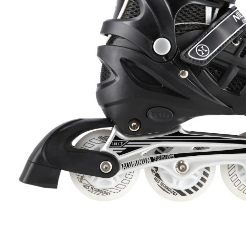 NH10905 4w1 CZARNE LED ROZM. L(39-42) ŁYŻWOROLKI Z WYM. PŁOZĄ HOKEJOWĄ NILS EXTREME NH10905 4w1 CZARNE LED ROZM. L(39-42) ŁYŻWOROLKI Z WYM. PŁOZĄ HOKEJOWĄ NILS EXTREME