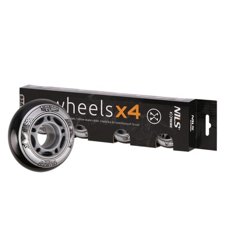 PU 64x24 82A CZARNE KÓŁKA (4 szt.) NILS EXTREME PU 64x24 82A CZARNE KÓŁKA (4 szt.) NILS EXTREME