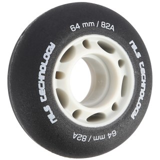 PU 64x24 82A CZARNE MATOWE KÓŁKA (4 szt.) NILS EXTREME