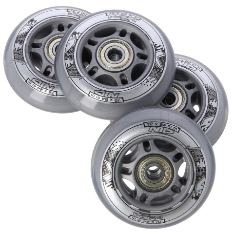 PU 72x24 82A PRZEZROCZYSTE N (4 szt.) + ABEC-7 (8 szt.) ZESTAW NILS EXTREME PU 72x24 82A PRZEZROCZYSTE N (4 szt.) + ABEC-7 (8 szt.) ZESTAW NILS EXTREME