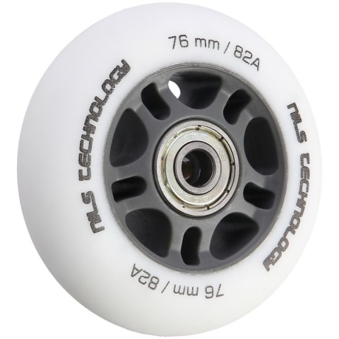 PU 76x24 82A BIAŁE MATOWE (4 szt.) + ABEC-9 (8 szt.) ZESTAW NILS EXTREME PU 76x24 82A BIAŁE MATOWE (4 szt.) + ABEC-9 (8 szt.) ZESTAW NILS EXTREME