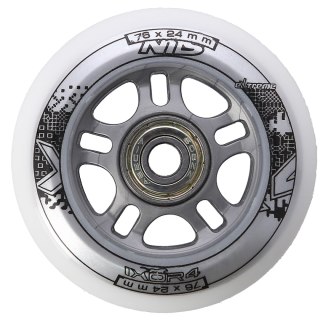 PU 76x24 82A BIAŁE N (4 szt.) + ABEC-7 (8 szt.) ZESTAW NILS EXTREME