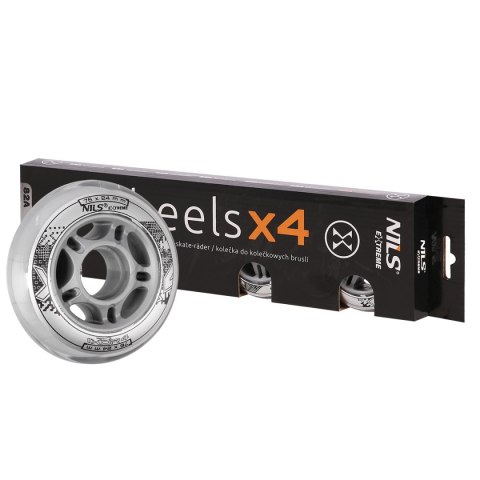 PU 76x24 82A PRZEZROCZYSTE KÓŁKA (4 szt.) NILS EXTREME PU 76x24 82A PRZEZROCZYSTE KÓŁKA (4 szt.) NILS EXTREME