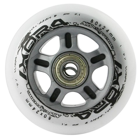 PU 80x24 82A BIAŁE (4 szt.) + ABEC-7 (8 szt.) ZESTAW NILS EXTREME PU 80x24 82A BIAŁE (4 szt.) + ABEC-7 (8 szt.) ZESTAW NILS EXTREME