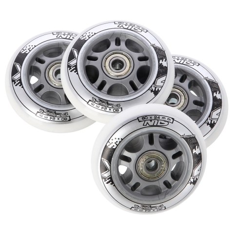 PU 80x24 82A BIAŁE N (4 szt.) + ABEC-7 (8 szt.) ZESTAW NILS EXTREME PU 80x24 82A BIAŁE N (4 szt.) + ABEC-7 (8 szt.) ZESTAW NILS EXTREME
