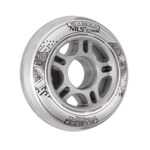 PU 80x24 82A PRZEZROCZYSTE KÓŁKA (4 szt.) NILS EXTREME PU 80x24 82A PRZEZROCZYSTE KÓŁKA (4 szt.) NILS EXTREME