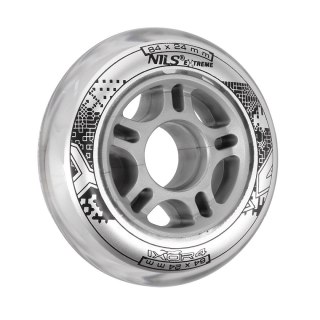 PU 84x24 82A PRZEZROCZYSTE KÓŁKA (4 szt.) NILS EXTREME