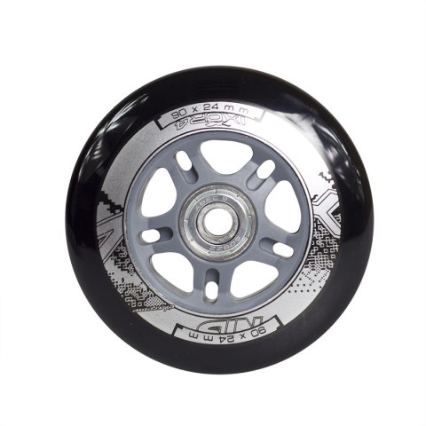 PU 90x24 82A CZARNE (4 szt.) + ABEC-9 CHROME (8 szt.) ZESTAW NILS EXTREME PU 90x24 82A CZARNE (4 szt.) + ABEC-9 CHROME (8 szt.) ZESTAW NILS EXTREME