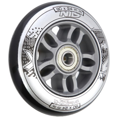 PU 90x24 82A CZARNE (4 szt.) + ABEC-9 CHROME (8 szt.) ZESTAW NILS EXTREME PU 90x24 82A CZARNE (4 szt.) + ABEC-9 CHROME (8 szt.) ZESTAW NILS EXTREME