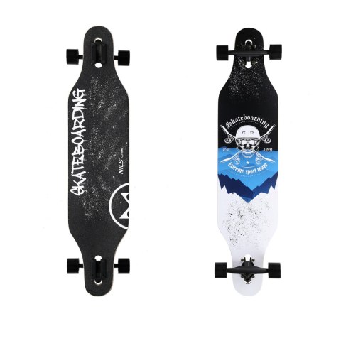 LONGBOARD SKULL WOOD SKATE NILS EXTREME LONGBOARD SKULL WOOD SKATE NILS EXTREME