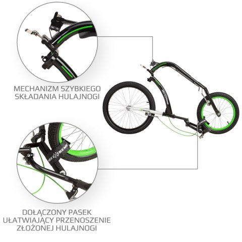 WH227F GREEN 20/16" HULAJNOGA SKŁADANA NILS EXTREME WH227F GREEN 20/16" HULAJNOGA SKŁADANA NILS EXTREME