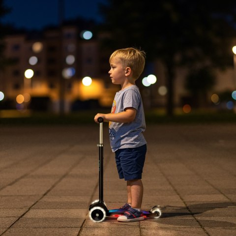 HLB1310 LED HULAJNOGA DZIECIĘCA CZARNA NILS FUN HLB1310 LED HULAJNOGA DZIECIĘCA CZARNA NILS FUN