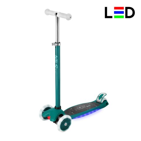 HLB1310 LED HULAJNOGA DZIECIĘCA ZIELONA NILS FUN HLB1310 LED HULAJNOGA DZIECIĘCA ZIELONA NILS FUN