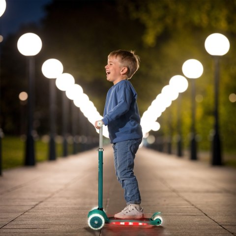 HLB1310 LED HULAJNOGA DZIECIĘCA ZIELONA NILS FUN HLB1310 LED HULAJNOGA DZIECIĘCA ZIELONA NILS FUN