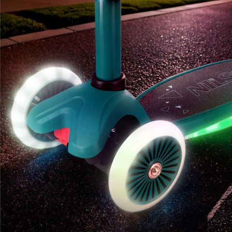HLB1310 LED HULAJNOGA DZIECIĘCA ZIELONA NILS FUN HLB1310 LED HULAJNOGA DZIECIĘCA ZIELONA NILS FUN
