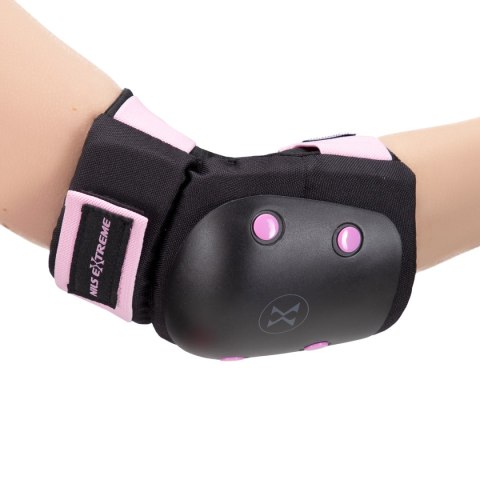 H709 CZARNO-FIOLETOWY ROZM. M ZESTAW OCHRANIACZY NILS EXTREME H709 CZARNO-FIOLETOWY ROZM. M ZESTAW OCHRANIACZY NILS EXTREME
