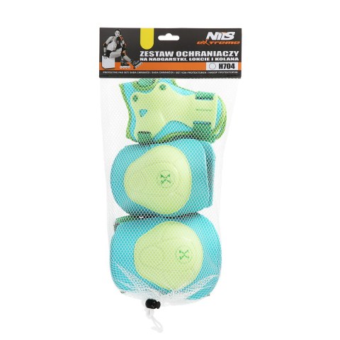 H704 ZIELONO-LAZUROWY ROZM. S ZESTAW OCHRANIACZY NILS EXTREME H704 ZIELONO-LAZUROWY ROZM. S ZESTAW OCHRANIACZY NILS EXTREME
