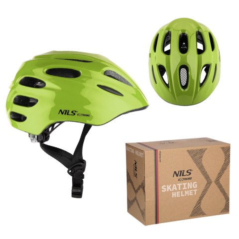 MTW01 LED ZIELONY ROZM. XS (43-49 cm) KASK NILS EXTREME MTW01 LED ZIELONY ROZM. XS (43-49 cm) KASK NILS EXTREME