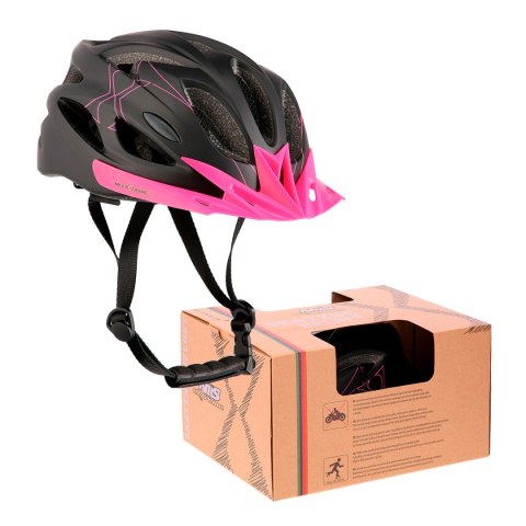 MTW291 CZARNO-RÓŻOWY ROZM. L (55-61CM) KASK NILS EXTREME MTW291 CZARNO-RÓŻOWY ROZM. L (55-61CM) KASK NILS EXTREME