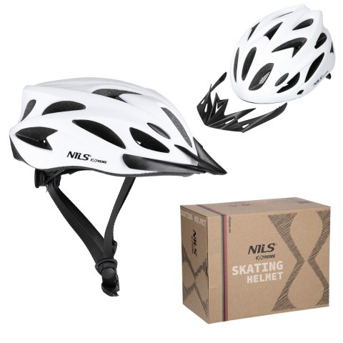 MTW291 KASK BIAŁY ROZM. L (55-61CM) NILS EXTREME MTW291 KASK BIAŁY ROZM. L (55-61CM) NILS EXTREME