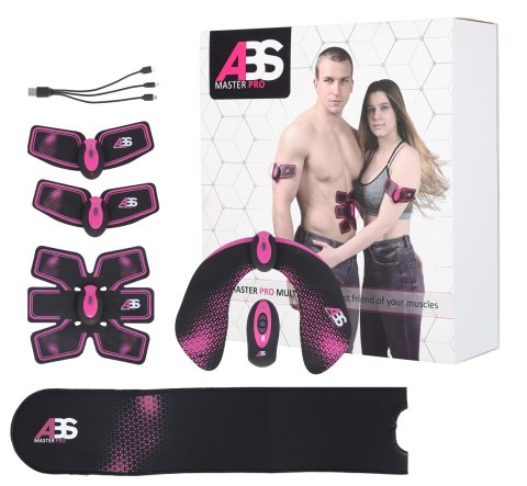 ABS MASTER PRO MULTI SET ELEKTROSTYMULATOR MIĘŚNI NN HMS ABS MASTER PRO MULTI SET ELEKTROSTYMULATOR MIĘŚNI NN HMS