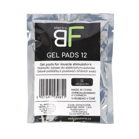 GEL PADS 12 NAKŁADKI ŻELOWE DO ELEKTROSTYMULATORÓW NN HMS GEL PADS 12 NAKŁADKI ŻELOWE DO ELEKTROSTYMULATORÓW NN HMS