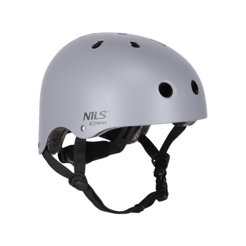 MR290+H230 KASK Z OCHRANIACZAMI ZESTAW SZARY ROZM. S NILS EXTREME MR290+H230 KASK Z OCHRANIACZAMI ZESTAW SZARY ROZM. S NILS EXTREME