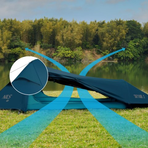 NC2501 NAMIOT ULTRA LIGHT SKYAIR 1 NIEBIESKI NILS CAMP NC2501 NAMIOT ULTRA LIGHT SKYAIR 1 NIEBIESKI NILS CAMP
