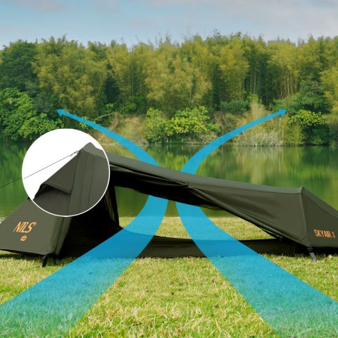 NC2502 NAMIOT ULTRA LIGHT SKYAIR 2 ZIELONY NILS CAMP NC2502 NAMIOT ULTRA LIGHT SKYAIR 2 ZIELONY NILS CAMP
