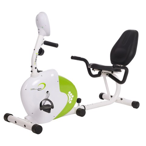 R9259* POZIOMY ROWER STACJONARNY MAGNETYCZNY HMS (9 KG) biało-zielony R9259* POZIOMY ROWER STACJONARNY MAGNETYCZNY HMS (9 KG) biało-zielony