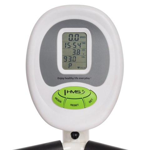 R9259* POZIOMY ROWER STACJONARNY MAGNETYCZNY HMS (9 KG) biało-zielony R9259* POZIOMY ROWER STACJONARNY MAGNETYCZNY HMS (9 KG) biało-zielony