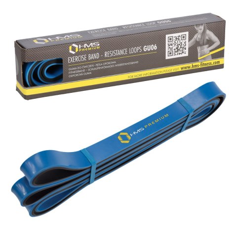 GU06 NIEBIESKO-CZARNA 21 x 5 x 2250 MM GUMA DO ĆWICZEŃ HMS GU06 NIEBIESKO-CZARNA 21 x 5 x 2250 MM GUMA DO ĆWICZEŃ HMS