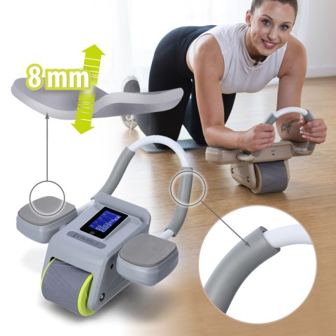 KA08 GRAY ABS AUTOMATYCZNE KOŁO DO ĆWICZEŃ MIĘŚNI BRZUCHA Z WYŚWIETLACZEM LCD I ŁADOWANIEM HMS KA08 GRAY ABS AUTOMATYCZNE KOŁO DO ĆWICZEŃ MIĘŚNI BRZUCHA Z WYŚWIETLACZEM LCD I ŁADOWANIEM HMS