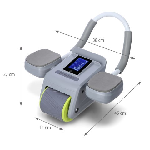 KA08 GRAY ABS AUTOMATYCZNE KOŁO DO ĆWICZEŃ MIĘŚNI BRZUCHA Z WYŚWIETLACZEM LCD I ŁADOWANIEM HMS KA08 GRAY ABS AUTOMATYCZNE KOŁO DO ĆWICZEŃ MIĘŚNI BRZUCHA Z WYŚWIETLACZEM LCD I ŁADOWANIEM HMS