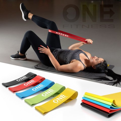 PBF SET05 SLIM ZESTAW GUM DO ĆWICZEŃ ONE FITNESS PBF SET05 SLIM ZESTAW GUM DO ĆWICZEŃ ONE FITNESS